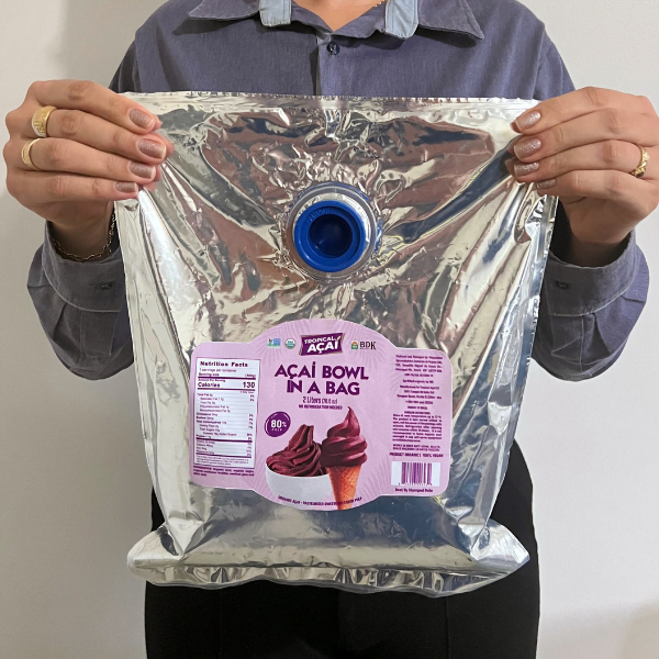 acai bowl in a bag